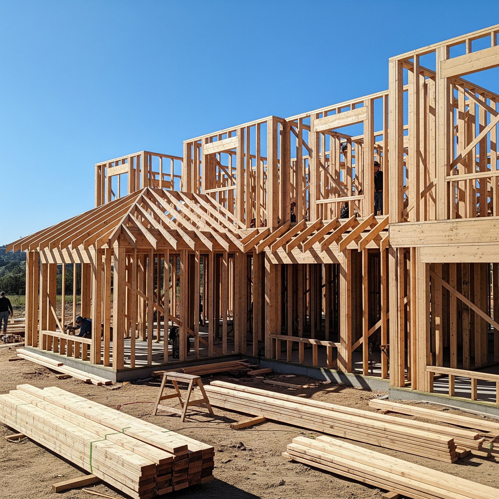 New Home Under Construction